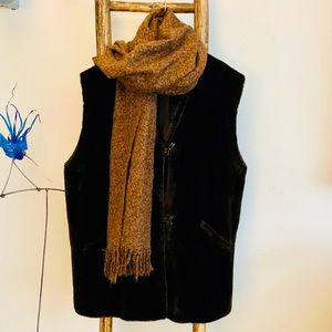 Olsen Faux Fur Rich Chocolate Vest
